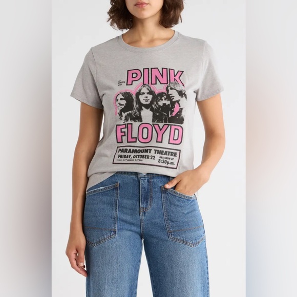 Lucky Brand Tops - Lucky Brand Pink Floyd Tee NWT Gray Small